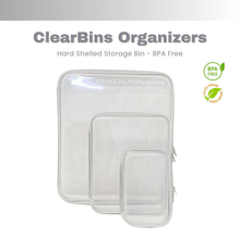 Load image into Gallery viewer, ClearBins Hard Shelled Clear Organizers (S+M+L)
