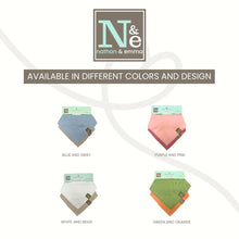 Load image into Gallery viewer, Nathan & Emma Bandana Cotton/Fleece Baby Bib