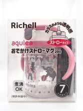 Load image into Gallery viewer, Richell AQ Clear Straw Bottle Mug
