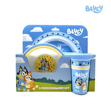 Load image into Gallery viewer, Totsafe Bluey 3-pc Dishware Set - 2 New Designs