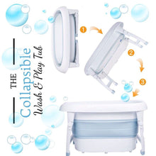 Load image into Gallery viewer, Knicknacks Classic Collapsible Wash and Play Tub
