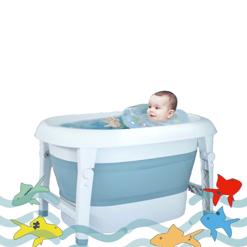 Knicknacks Classic Collapsible Wash and Play Tub