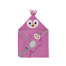 Load image into Gallery viewer, Zoocchini Baby Hooded Towel