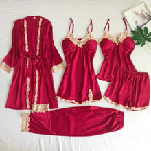 Load image into Gallery viewer, Feminism Clothing -Candice Lounge Wear 5pcs Set Robe