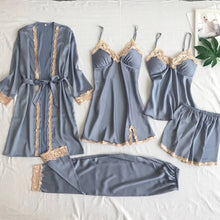 Load image into Gallery viewer, Feminism Clothing -Candice Lounge Wear 5pcs Set Robe