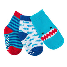 Load image into Gallery viewer, Zoocchini Baby Safety Grip Socks (Set of 3)