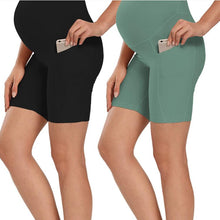 Load image into Gallery viewer, Mome Maternity/Postpartum Workout Shorts