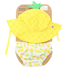 Load image into Gallery viewer, Zoocchini Swim Diaper & Sunhat Sets (Large 12-24months)