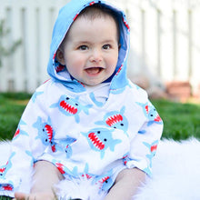 Load image into Gallery viewer, Zoocchini Baby Upf50 Swim Terry Coverup - (12-24 mos.)