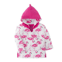 Load image into Gallery viewer, Zoocchini Baby Upf50 Swim Terry Coverup - (12-24 mos.)