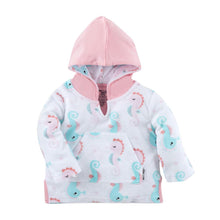 Load image into Gallery viewer, Zoocchini Baby Upf50 Swim Terry Coverup - (12-24 mos.)
