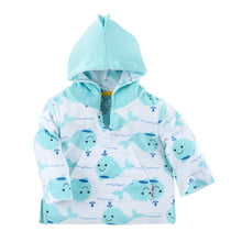 Load image into Gallery viewer, Zoocchini Baby Upf50 Swim Terry Coverup - (12-24 mos.)
