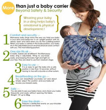 Load image into Gallery viewer, Mamaway Baby Ring Sling Carrier