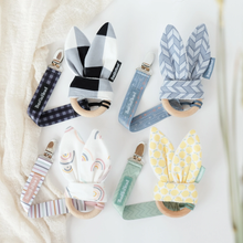 Load image into Gallery viewer, Booginhead - Bunbun Teether & Pacigrip 2pk