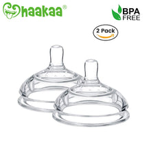 Load image into Gallery viewer, Haakaa Gen 3 Silicone Bottle Anti-Colic Nipple 2pcs.