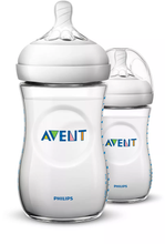 Load image into Gallery viewer, Philips Avent Natural Baby Bottle 9oz/260ml Twin Pack