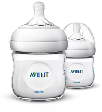 Load image into Gallery viewer, Philips Avent Natural Baby Bottle 4oz/125ml Twin Pack