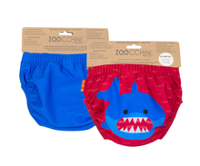 Load image into Gallery viewer, Zoocchini UPF50 Reusable Swim Diaper Set of 2 (Baby/Toddler)