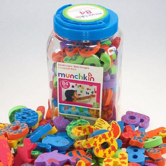 Munchkin bath 2024 letters & numbers