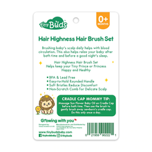 Load image into Gallery viewer, Tiny Buds Baby Naturals Hair Highness Hair Brush Set