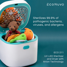 Load image into Gallery viewer, Econuvo Uv Led Sterilizer and Dryer with Anion (Eco211)