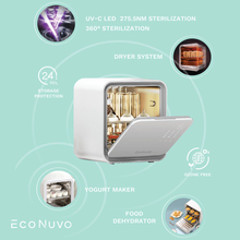 Load image into Gallery viewer, Econuvo Uv Led Multipurpose Sterilizer, Dryer & Food Dehydrator  (Eco212)