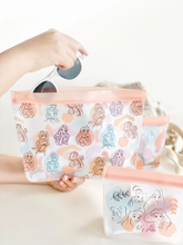 Load image into Gallery viewer, Zippies Lab Disney Princess Pastel Confetti Standup Storage Bag 3-pc Set