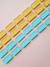 Load image into Gallery viewer, Tots & Kisses Domino Set in Caribbean