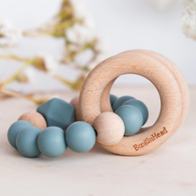 Load image into Gallery viewer, Booginhead - Beaded Silicone & Wood Teething Rings