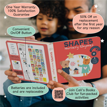 Load image into Gallery viewer, Cali's Books Shapes Nursery Rhymes