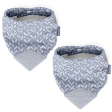 Load image into Gallery viewer, Booginhead - Bandana Teether Bib 2pk