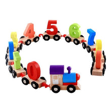 Load image into Gallery viewer, Wooden - Digital Train Number