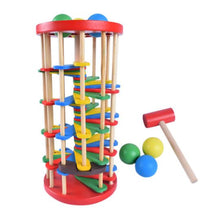 Load image into Gallery viewer, Wooden Hammer Knock the Ball Rolling Ladder