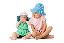 Load image into Gallery viewer, Flap Jack Kids - Reversible Baby & Kids Patterned Sun Hat