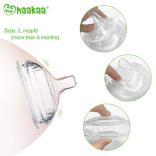 Load image into Gallery viewer, Haakaa Gen 3 Silicone Bottle Anti-Colic Nipple 2pcs.