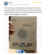 Load image into Gallery viewer, Fazup Anti-Radiation Sticker Patch Silver (Single Pack)