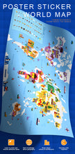 Load image into Gallery viewer, Mideer Poster Sticker World Map