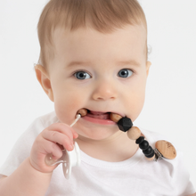 Load image into Gallery viewer, Booginhead - Pacigrip Silicone & Wood Beaded Clip