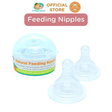 Load image into Gallery viewer, Orange and Peach Feeding Nipples Fits for Wide Neck Bottles