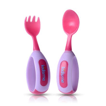 Load image into Gallery viewer, Kidsme Toddler Spoon and Fork Set