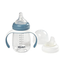 Load image into Gallery viewer, Beaba 2 in 1 Learning Bottle 210ml