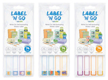 Load image into Gallery viewer, Totsafe Label 'N Go Write On Self-Laminating Stickers 74's