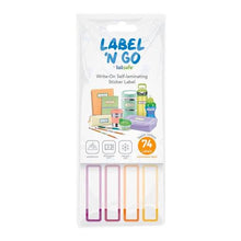 Load image into Gallery viewer, Totsafe Label 'N Go Write On Self-Laminating Stickers 74's