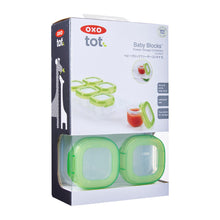 Load image into Gallery viewer, Oxo Tot Baby Blocks Freezer Storage Containers 2oz x 6