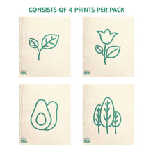 Load image into Gallery viewer, Zippies Earth Sponge Cloth Towel Regular size (packed by 4s)