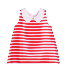 Load image into Gallery viewer, Adorable Baby Girls Kids Stripes Top Blouse w/ Collar
