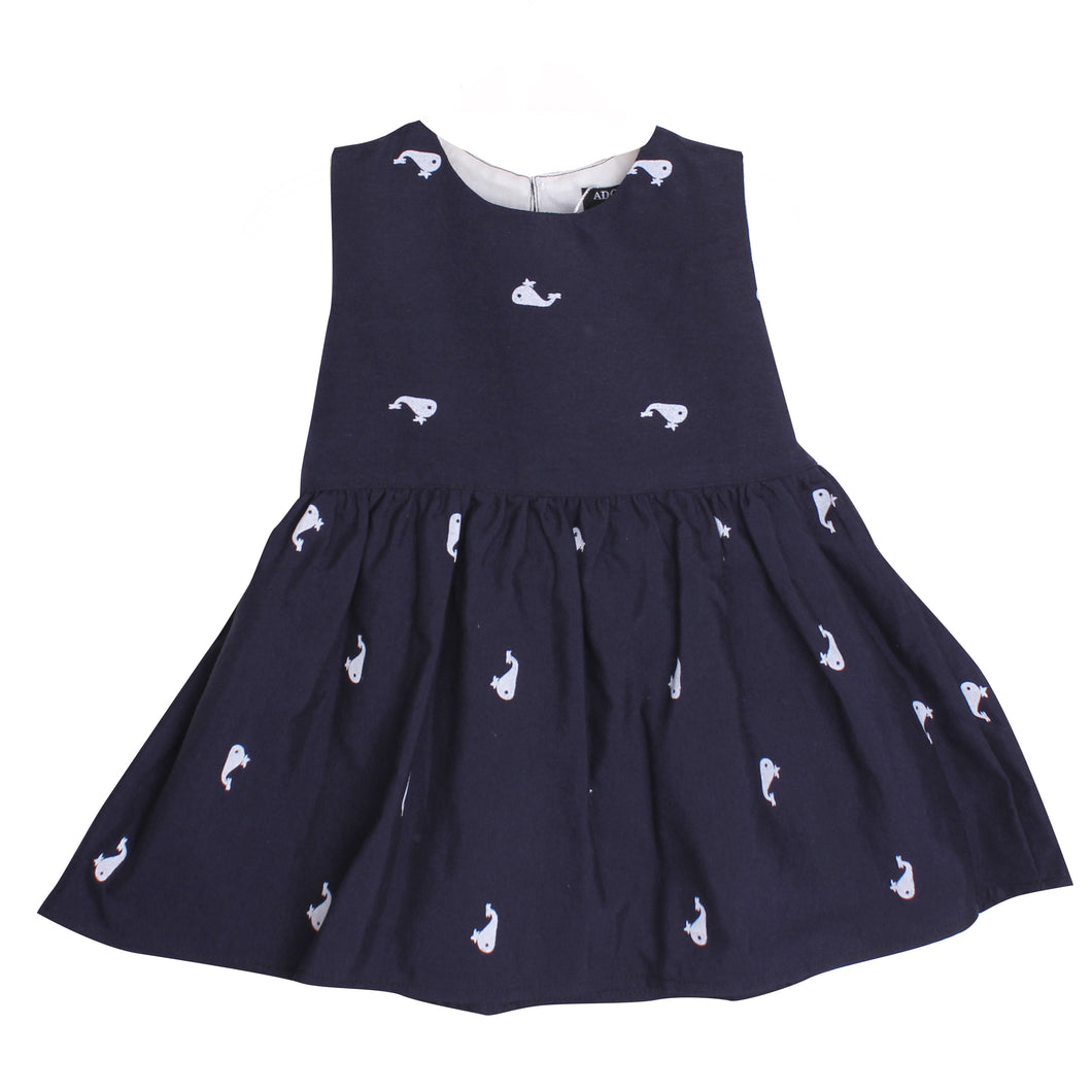 Adorable Baby Girls Kids Whale Dress
