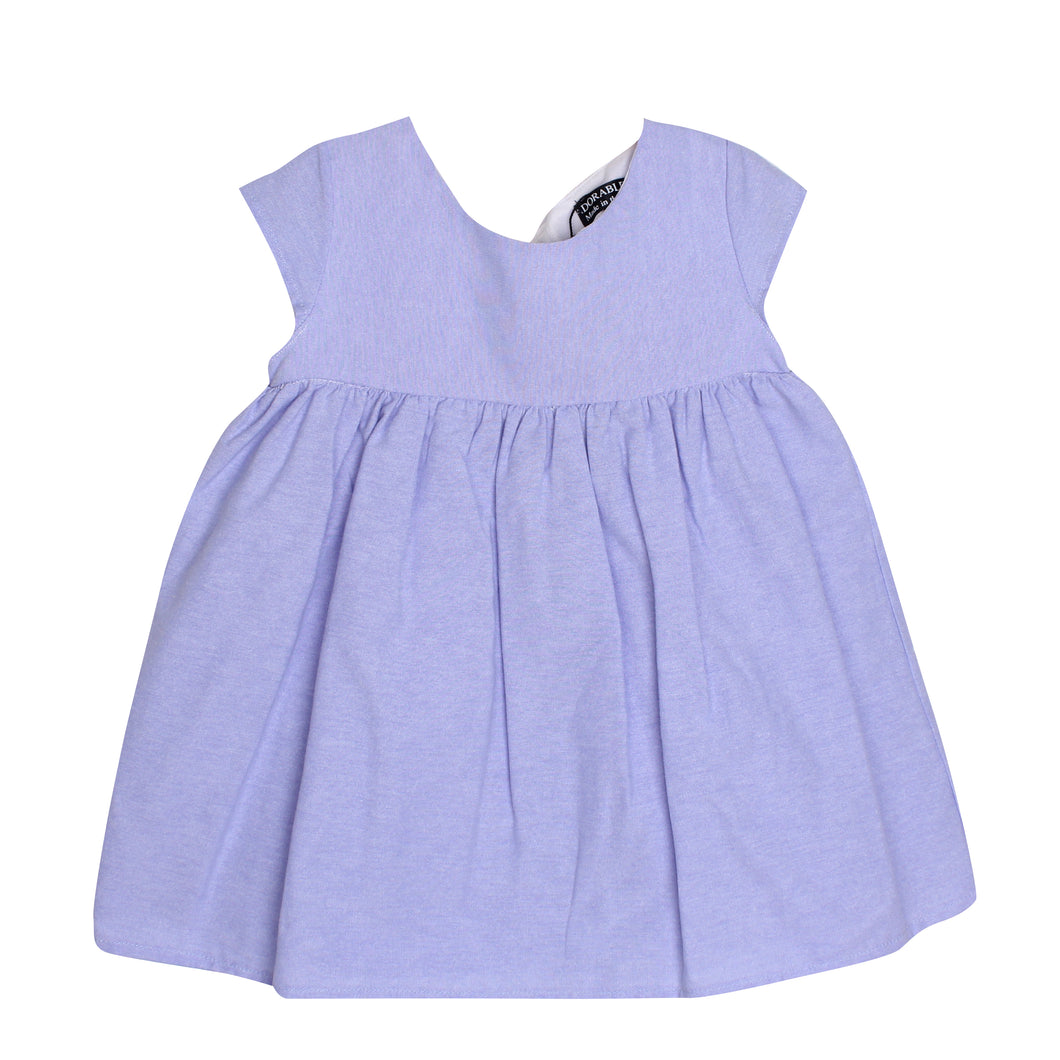 Adorable Baby Girls Kids Dress with Ribbon on the Back