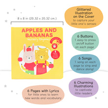 Load image into Gallery viewer, Cali's Books Apples and Bananas Nursery Rhymes