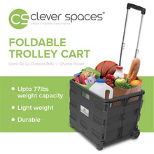 Load image into Gallery viewer, Clever Spaces Foldable Trolley Cart